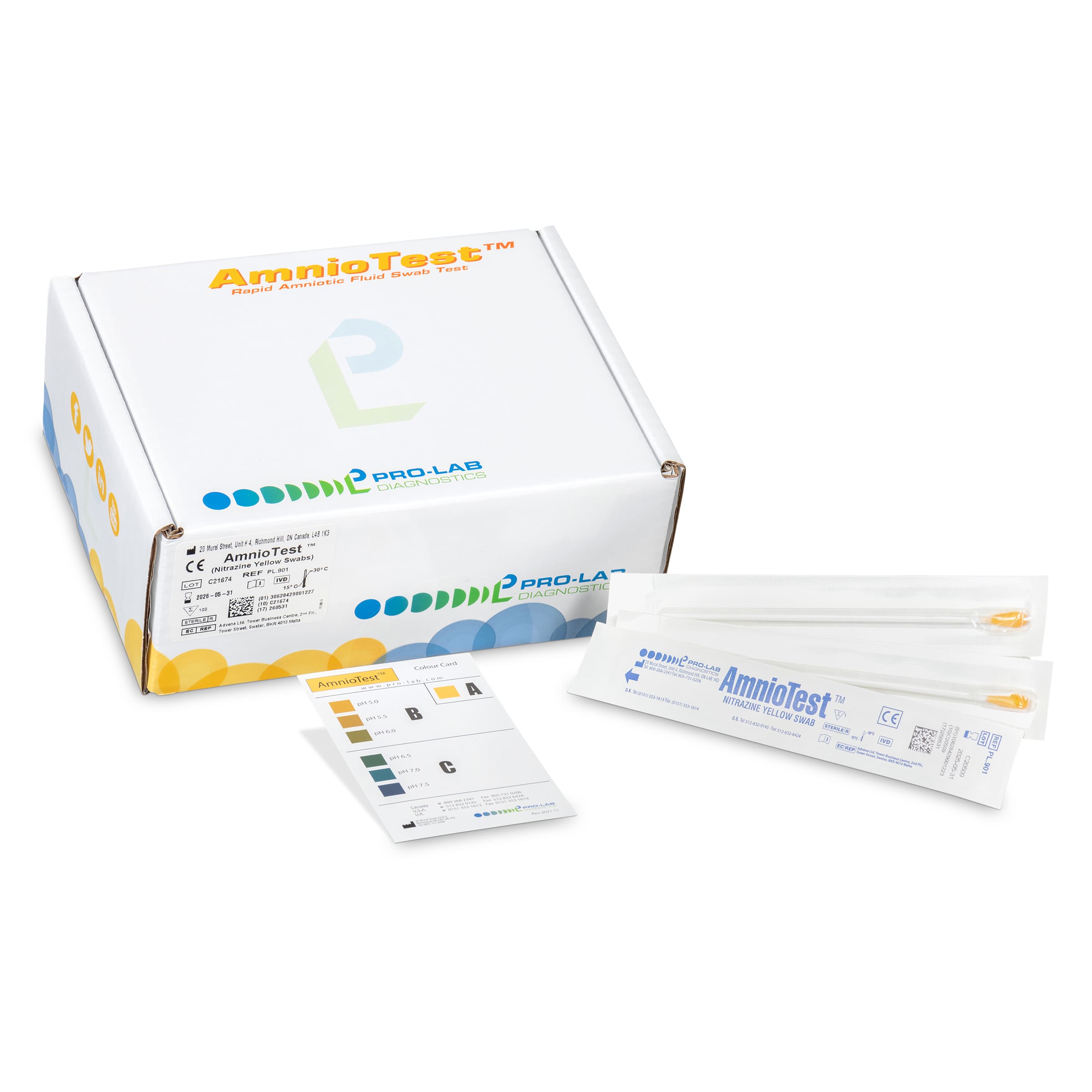 AmnioTest™ 100 Swabs PL.901