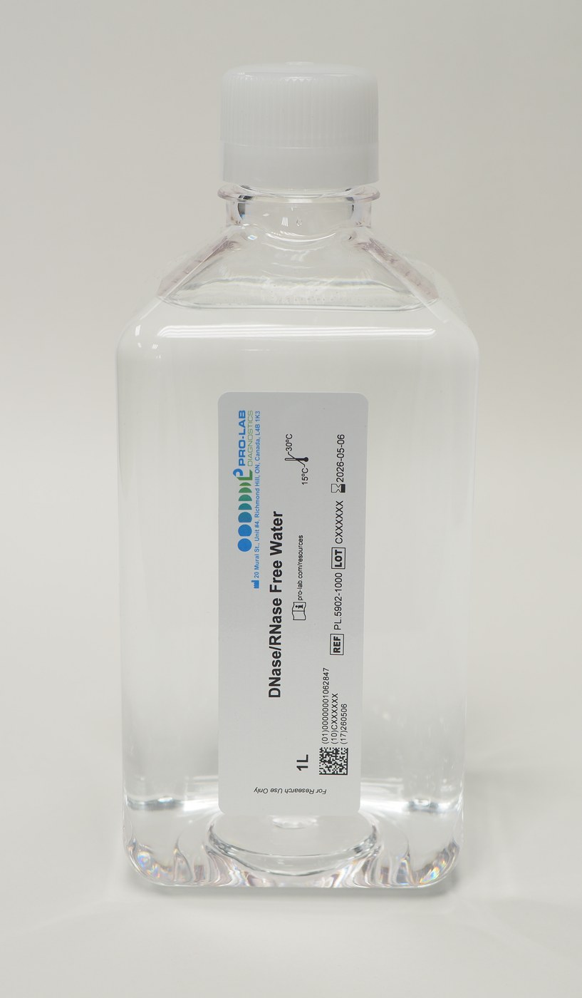 DNase/RNase Free Water 1 L bottle, PL.5901 — Pro-Lab Diagnostics